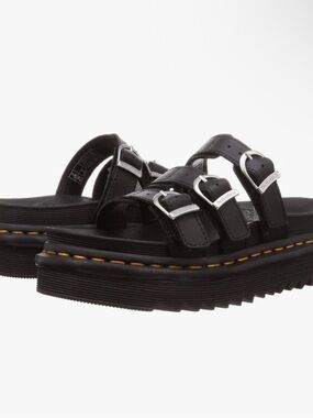 Doc Marten Blaire Slides Black Womens 9